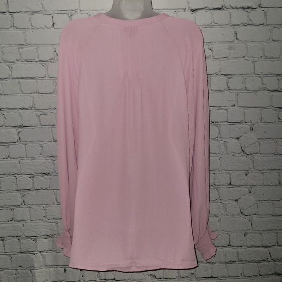 NWT TORRID Georgette Smocked Blouse - Picture 7 of 11